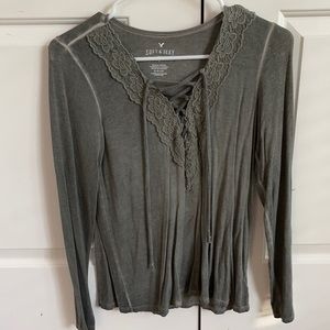 Dark Green long sleeve shirt